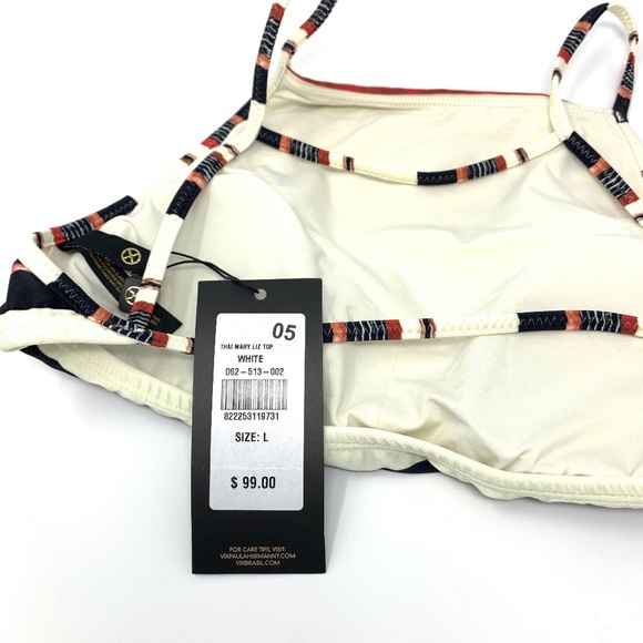 VIX Thai High Halter Neck Bikini Top NWT size L - Picture 3 of 6